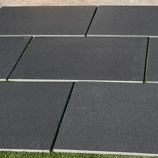 absolute black granite paving slabs