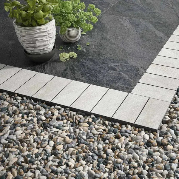 County Light Grey Porcelain Edging Setts