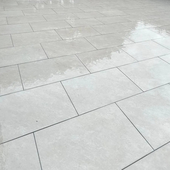 quartz white porcelain garden tiles