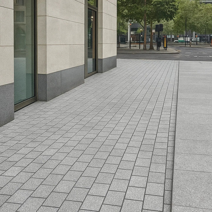 sawn granite setts 100 x 100