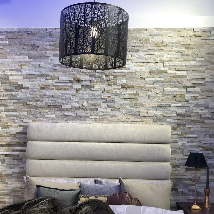 oyster split face tiles cladding