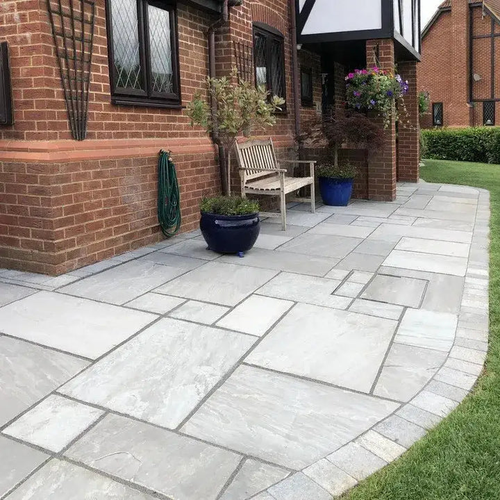 Indian sadnstone grey slabs
