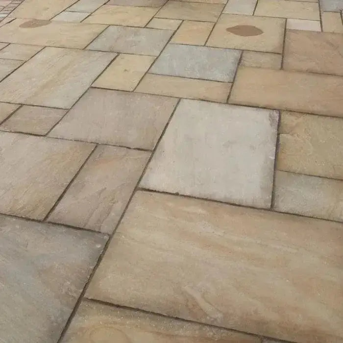 Rippon Buff Indian Sandstone Paving Slabs