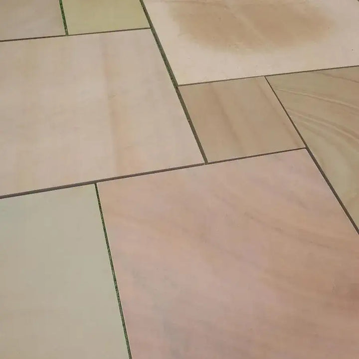 Rippon buff Indian sandstone patio packs