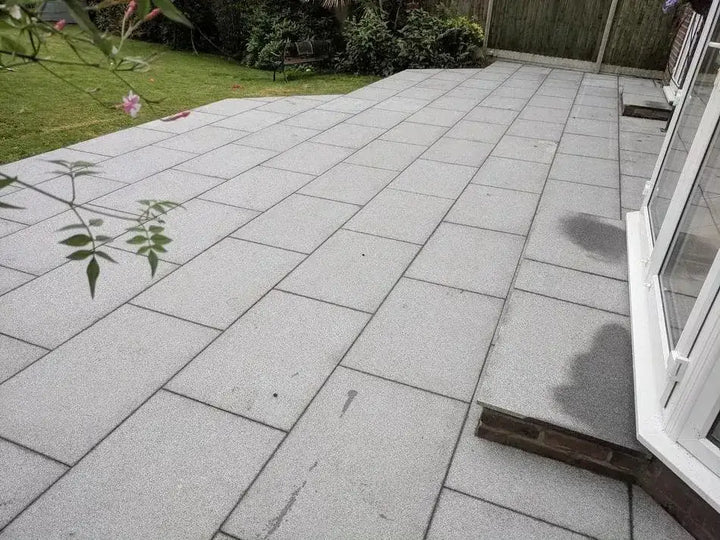 blue grey granite patio paving slabs