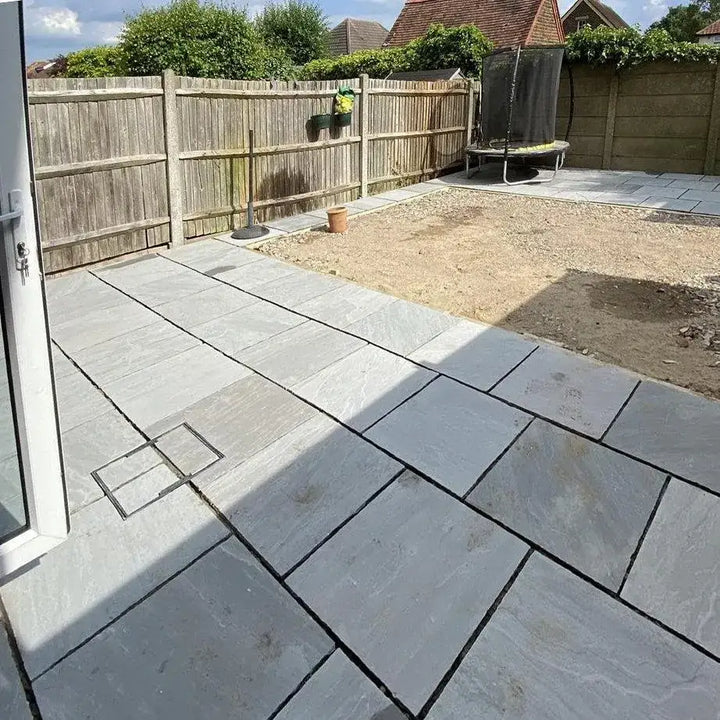 grey Indian sandstone 600 x 600