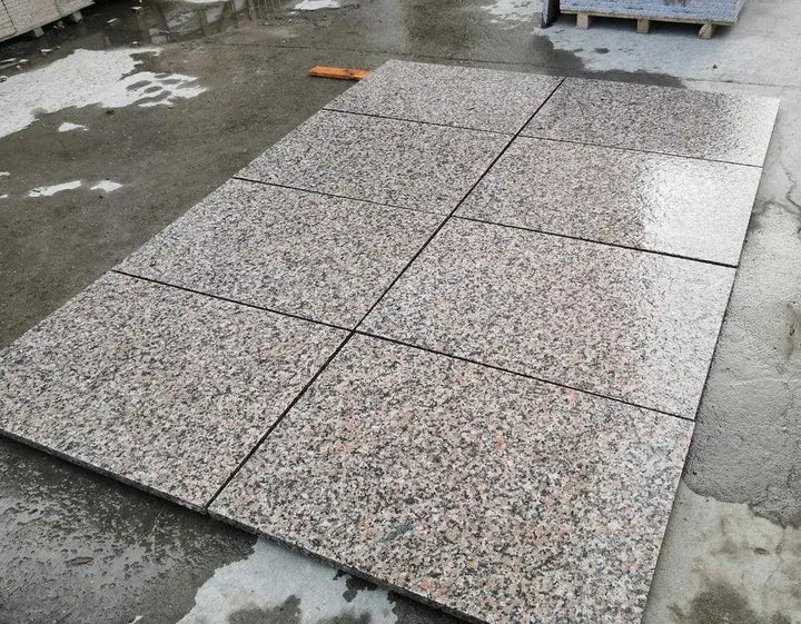 Pink Granite Paving Slabs Maple Red 900 x 600 £30.79/m2 - Paving Slabs UK